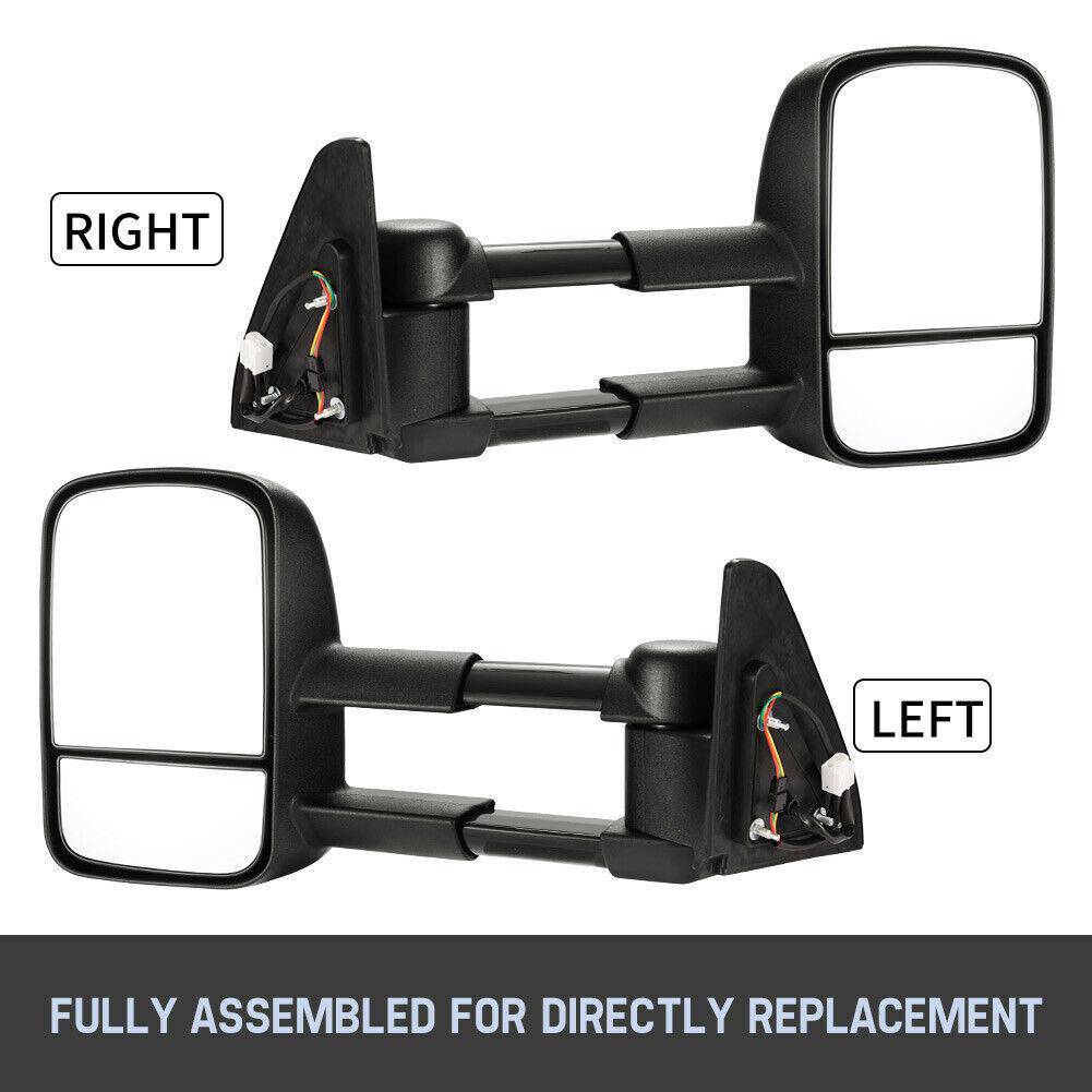 Extendable Towing Mirrors Suits Volkswagen Amarok 2009+ (Non Blinker) - Image 29