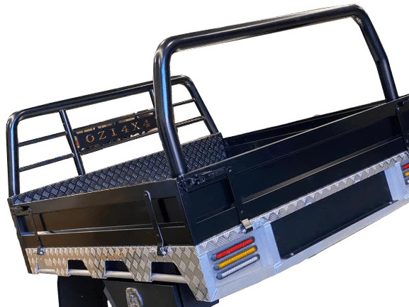 Half Diamond (Edition) 1800 Wide Aluminum Dual Cab Tray - Image 13