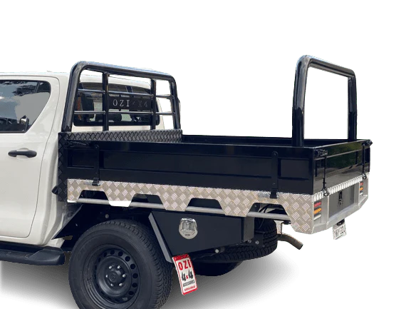 Half Diamond (Edition) 1800 Wide Aluminum Dual Cab Tray - Image 16