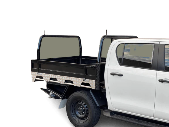 Half Diamond (Edition) 1800 Wide Aluminum Dual Cab Tray - Image 18