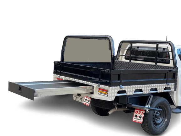 Half Diamond (Edition) 1800 Wide Aluminum Dual Cab Tray - Image 21