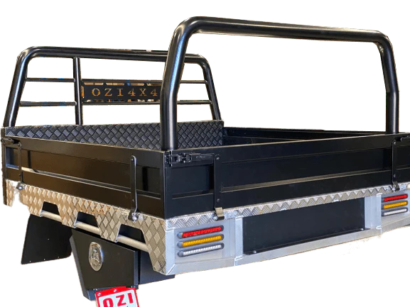 Half Diamond (Edition) 1800 Wide Aluminum Dual Cab Tray - Image 24