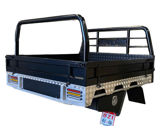 Half Diamond (Edition) 1800 Wide Aluminum Dual Cab Tray - Image 3