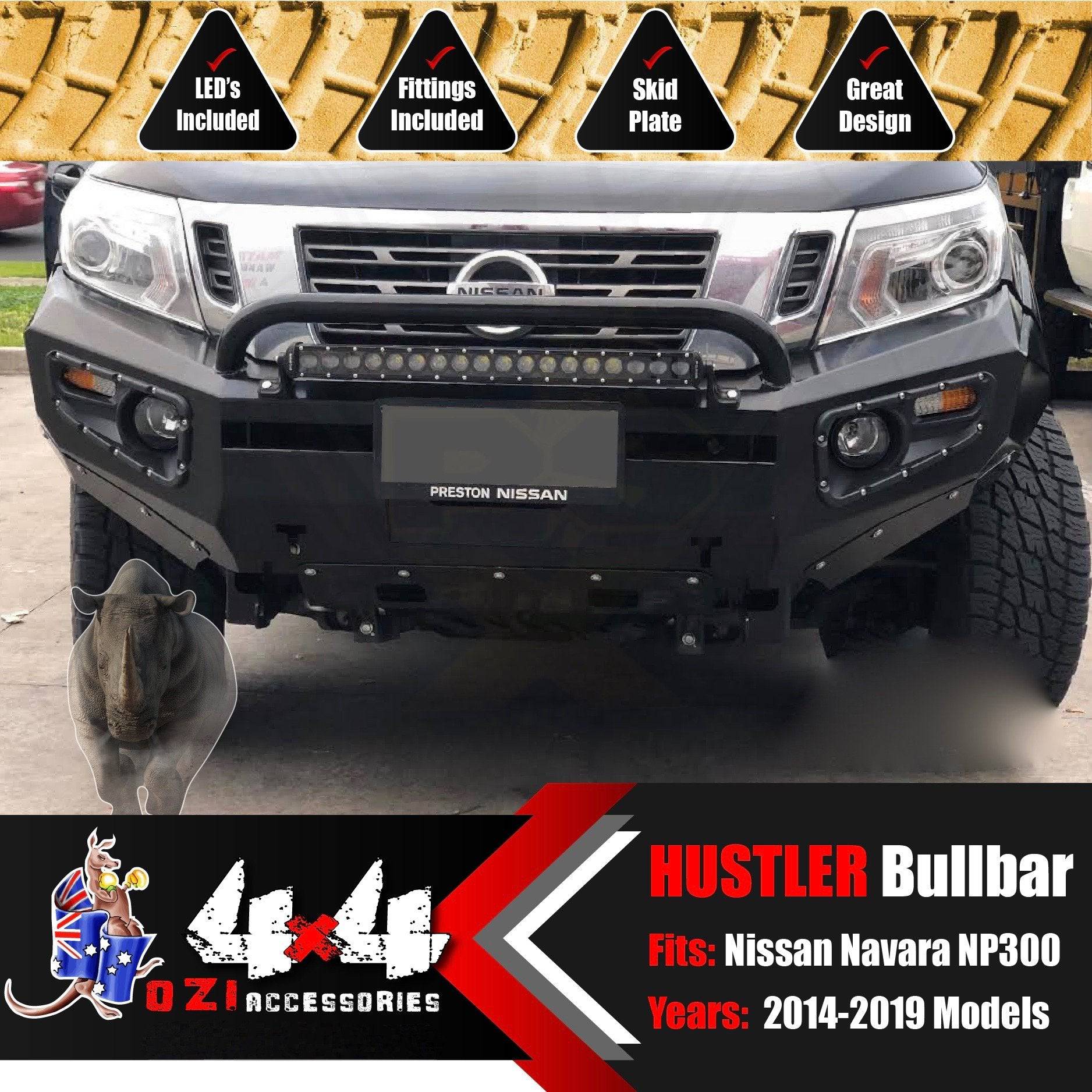 Commercial Hustler Bullbar Suits Nissan NP300 2015-2020 - Image 10