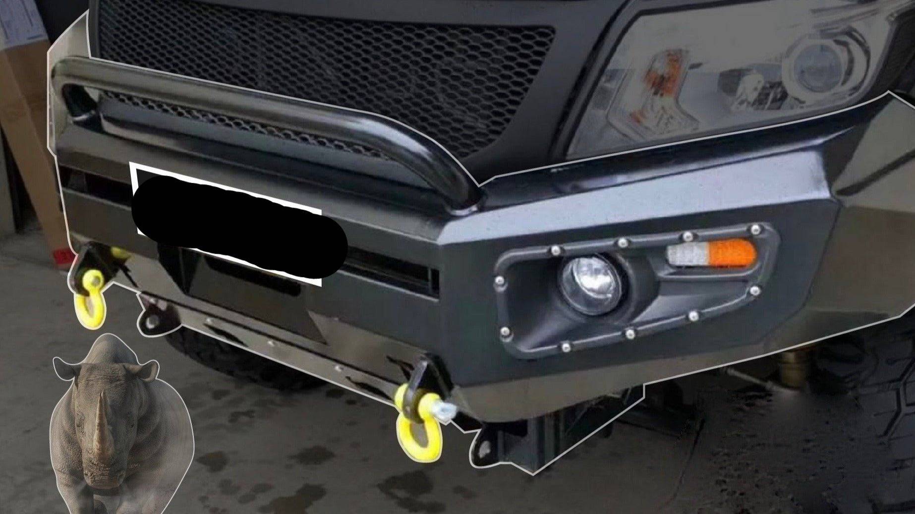 Commercial Hustler Bullbar Suits Nissan NP300 2015-2020 - Image 3