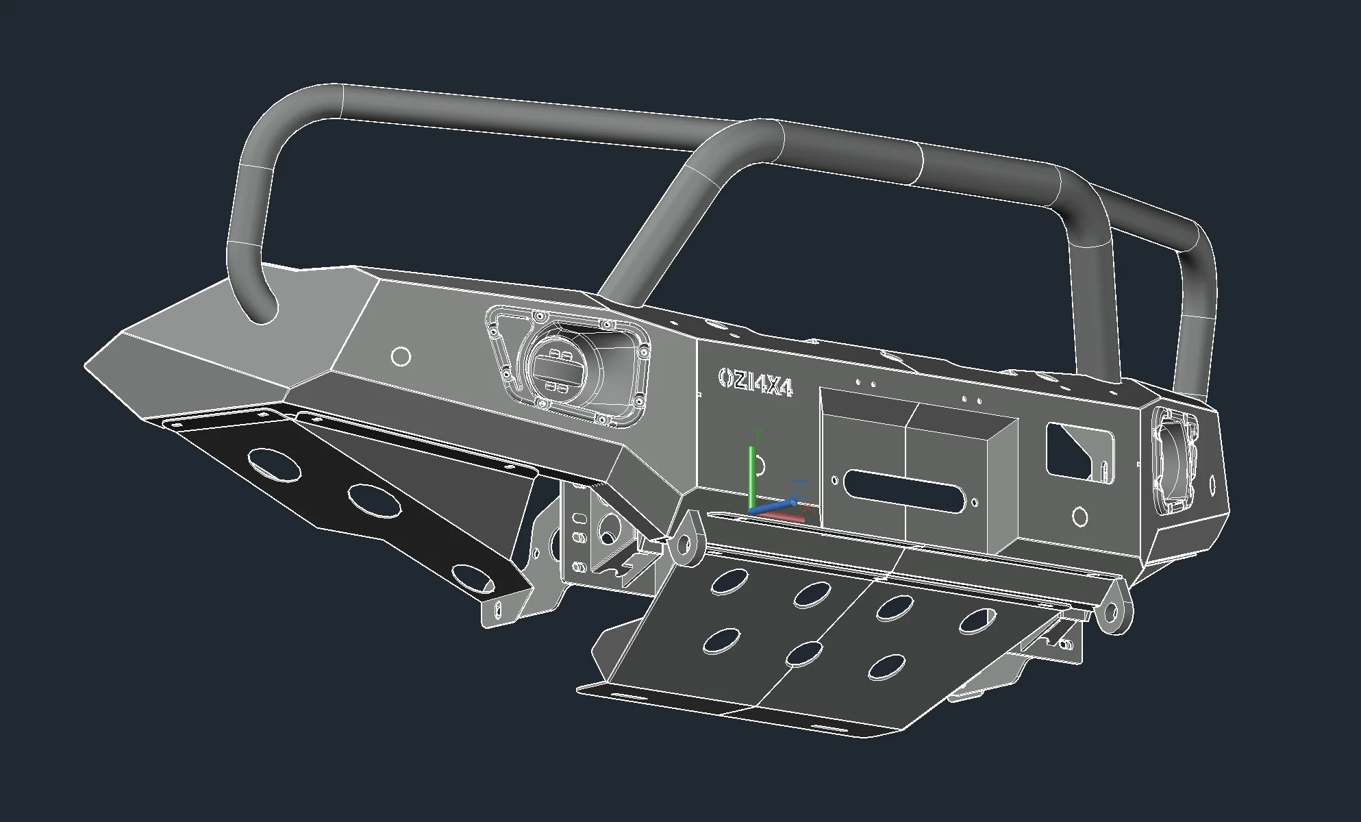 OZ Bar Bullbar Suitable For Volkswagen Amarok 2007+ - Image 4