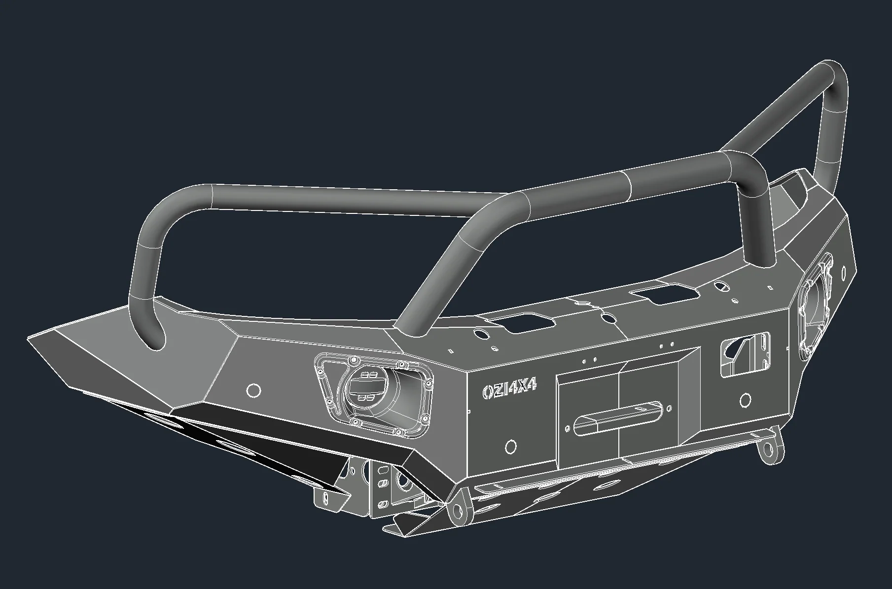 OZ Bar Bullbar Suitable For Volkswagen Amarok 2007+ - Image 5