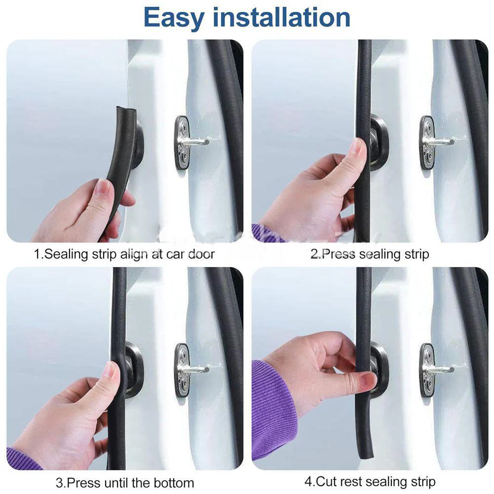 6M Bulb Pinchweld Rubber Pinch Weld Trim Toolbox Car Van Boot Door Edge Seal (Online Only) - Image 5