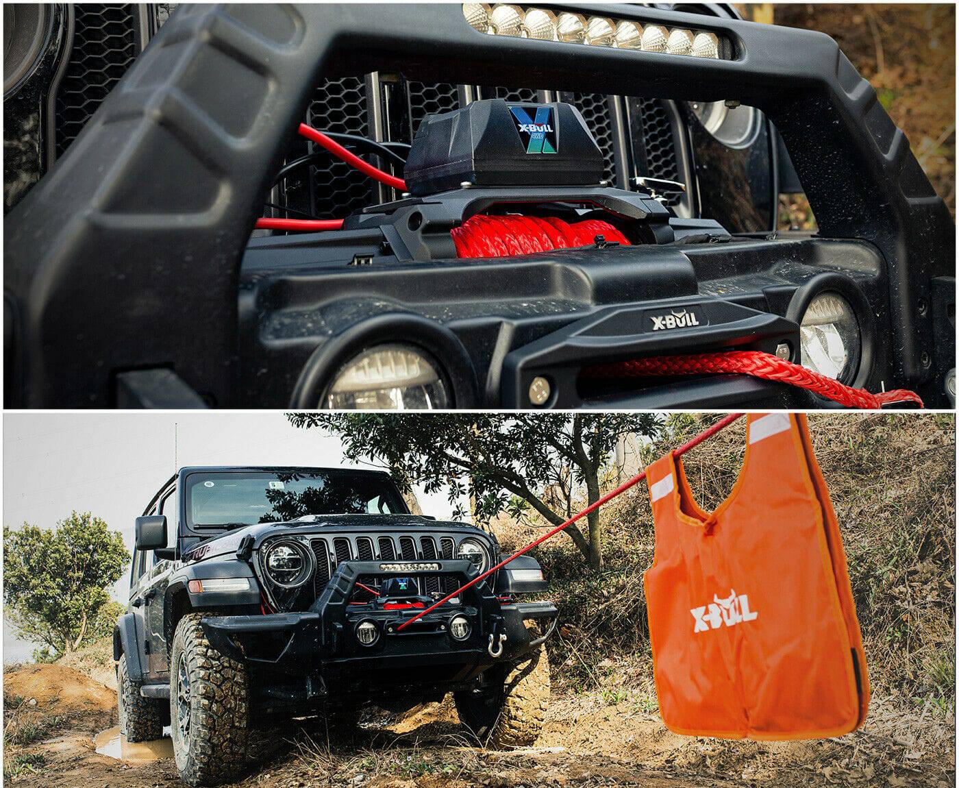 Electric Winch 12V 14500LBS/6577KG Synthetic Rope Remote Truck 4x4 4WD (Online Only) - Image 10