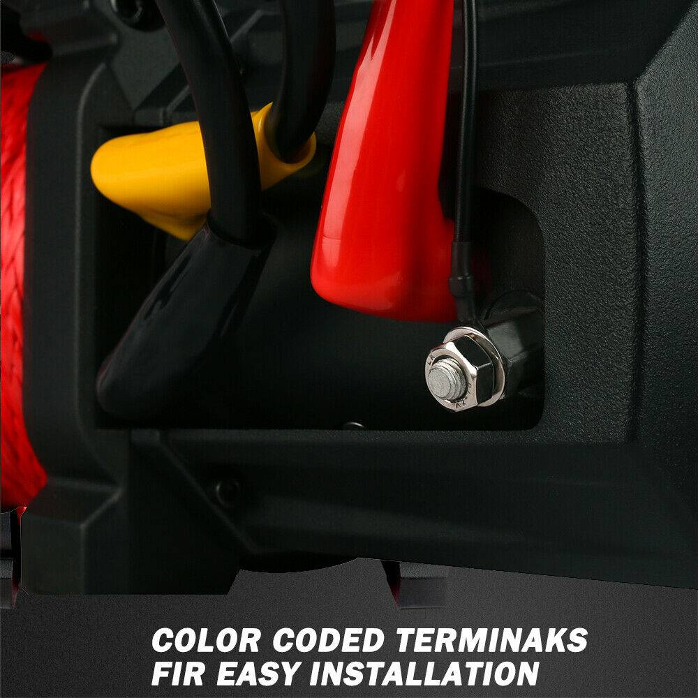 Electric Winch 12V 14500LBS/6577KG Synthetic Rope Remote Truck 4x4 4WD (Online Only) - Image 7